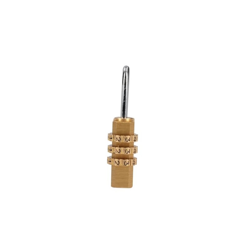Lock 10CA Candado de combinación programable para maleta, latón, 20
