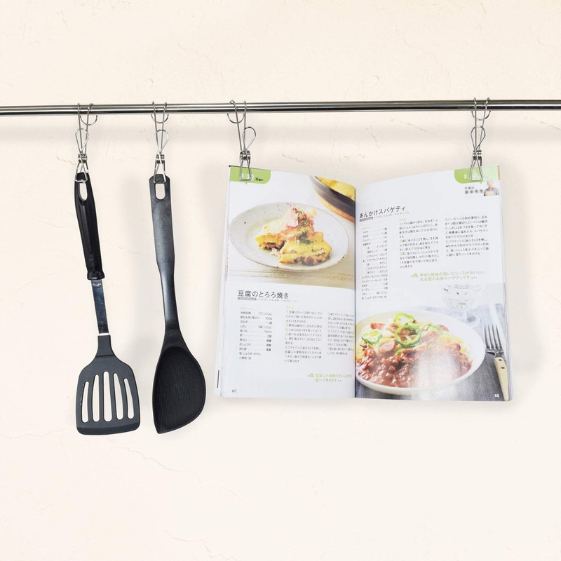 FIN-696 Fine Hooks, Clothespins, Storage Pinch Hooks, Clip Hanging, Set