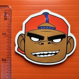 The Gorillaz STICKER Rock and Roll Decal Russel Hobbs
