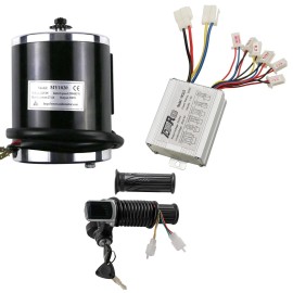 TDPRO_PARTS 24V 500W Brush Motor Controller Throttle Electric Scooter E Bike E300 MX350 ATV