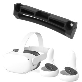 Create idea 2 Stück Headset-Befestigungsschnalle Ersatzteil Weicher Stoff Kopfbandschnalle Ersatz Kompatibel mit Meta Quest 2 VR-Headset Schwarz