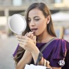 D Hand Mirror Double-Sided Handheld Mirror 1X/ 2X Magnifying Mirror