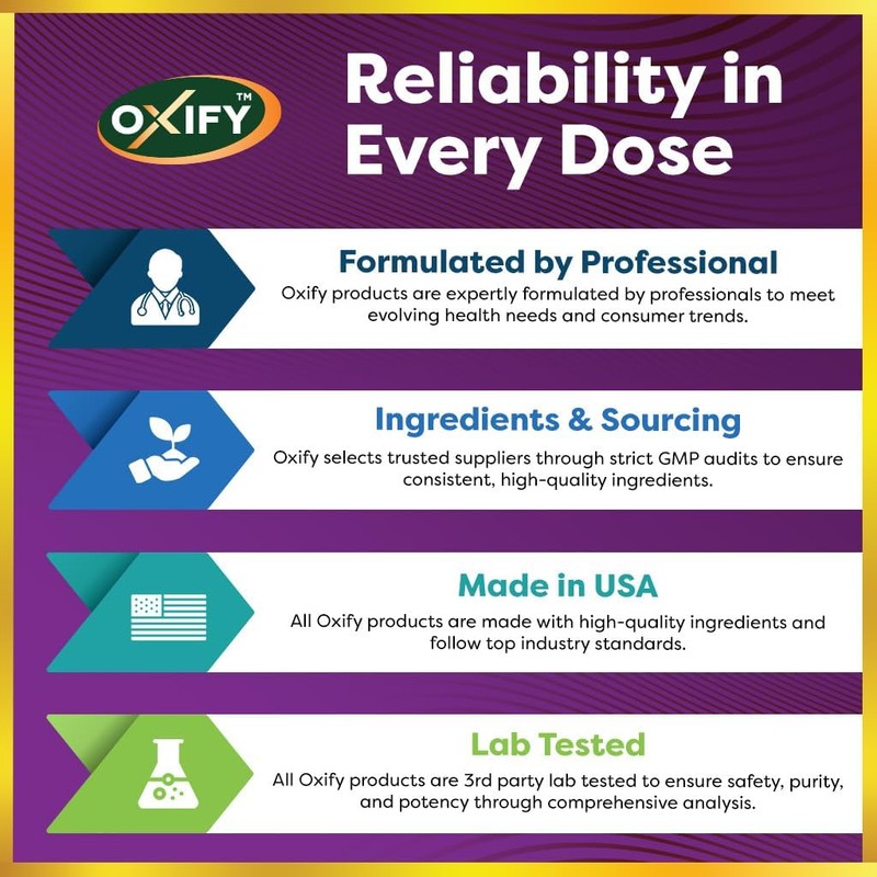 Oxify Vitamin B1 (Thiamine) 500 mg | 120 Tablets |