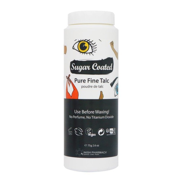 Sugar Coated Before Waxing Pure Fine Talc 75g