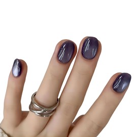 Press on nails, French Tip Press On Nails, Nails Press Ons Short, 24 Fake Nails Kit (JP3253)