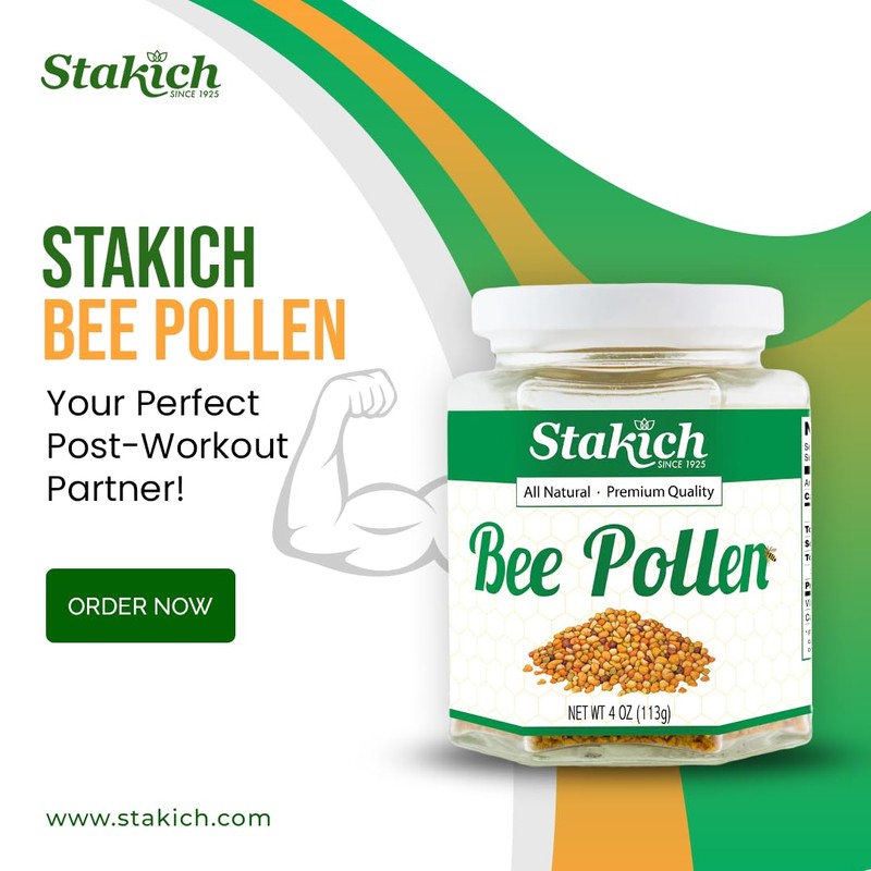 Stakich Bee Pollen Granules 1 Pound (Pack of 1)