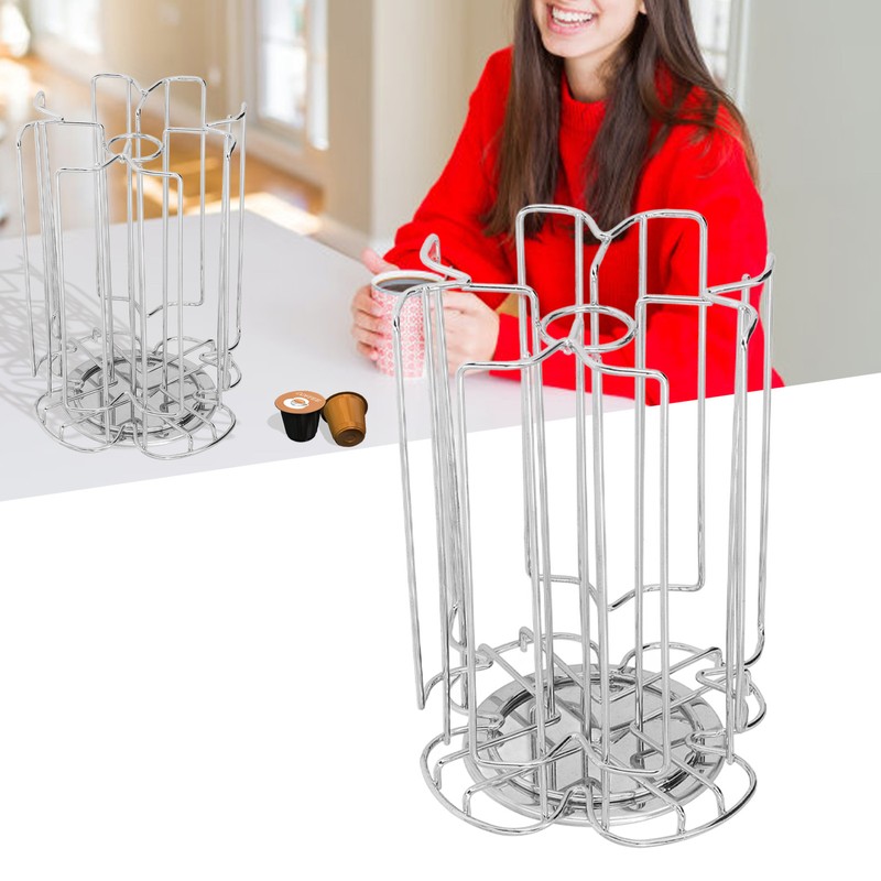 Coffee Pod Storage Rack Metal Coffee Capsule Holder Stand for