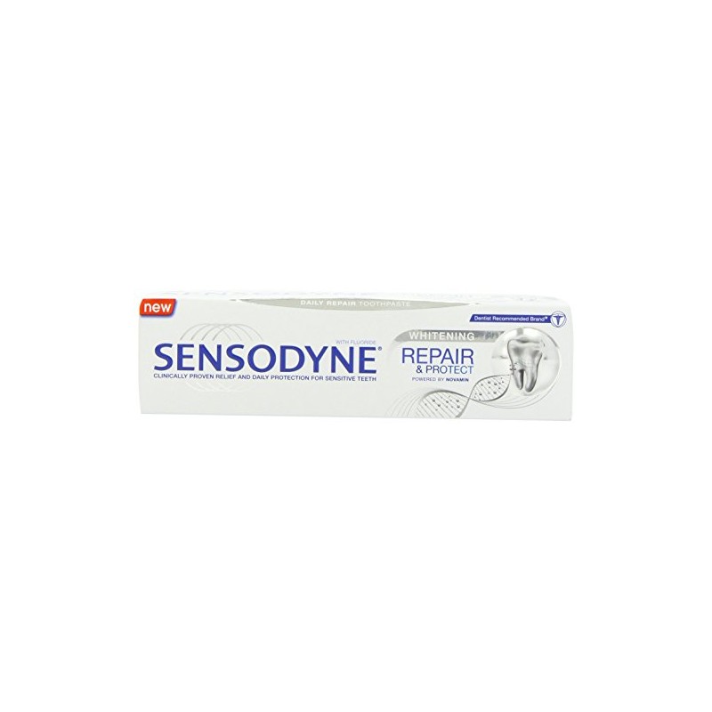 Sensodyne Whitening Sensitive Toothpaste, Repair & Protect Whitening, 75 ml,
