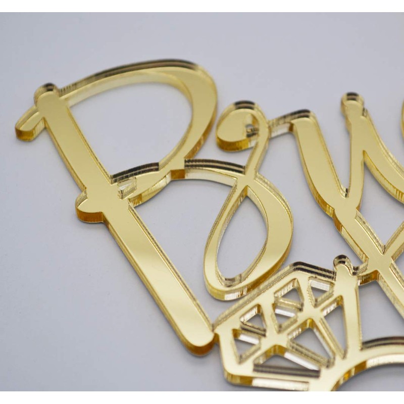 Decoración para tartas de Bride to Be, compromiso, despedida de