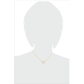 LillyMarie Women's 333 Gold Heart Pendant 333 Gold Necklace Adjustable Length Gift Box Gift Ideas for Women, Gold