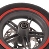 Grcfumo Electric Scooter Rear Wheel, Rear Wheel Assembly with 120mm