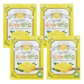 Whole Berry 1 Lemon per Day Organic Lemon Juice 20g 14 Packets 4 Boxes CCZ / 홀베리 1일 1레몬 유기농 레몬즙 20g 14포 4박스 CCZ