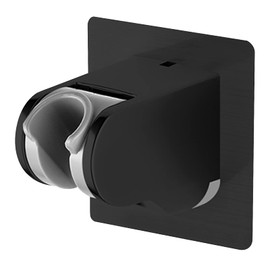 MIAOHUI MIAOHUI Duschhalterung Ohne Bohren, Kleber Winkel Verstellbar Brausehalter, Wand Montierte Handbrause Halterung, Duschkopfhalterung Ohne Bohren, Duschkopf Halterung f1r die wand Bad (1?Pcs, Schwarz)