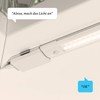 ledscom.de SIRIS Smart LED Under-Unit Light, Matte White, WiFi Controller,