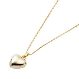 Cream Dot Necklace, Women's Popular, Long Chain, Heart, Plump, Metal, Lightweight