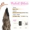 REECHO Invisible Wire Hair Extensions with Thinner Softer Lace Weft