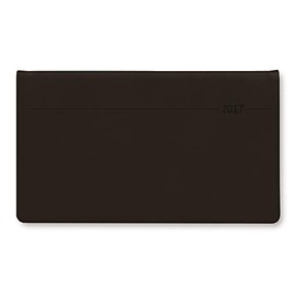 Horizontal Timer Touch Black 2024 - Pocket Calendar 15.6 x 9 cm - Separate Address Book - Weekly - 128 Pages - Landscape Planner - Alpha Edition