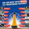 Petri Fly Fans for Tables 4pk with Anti Bug Light