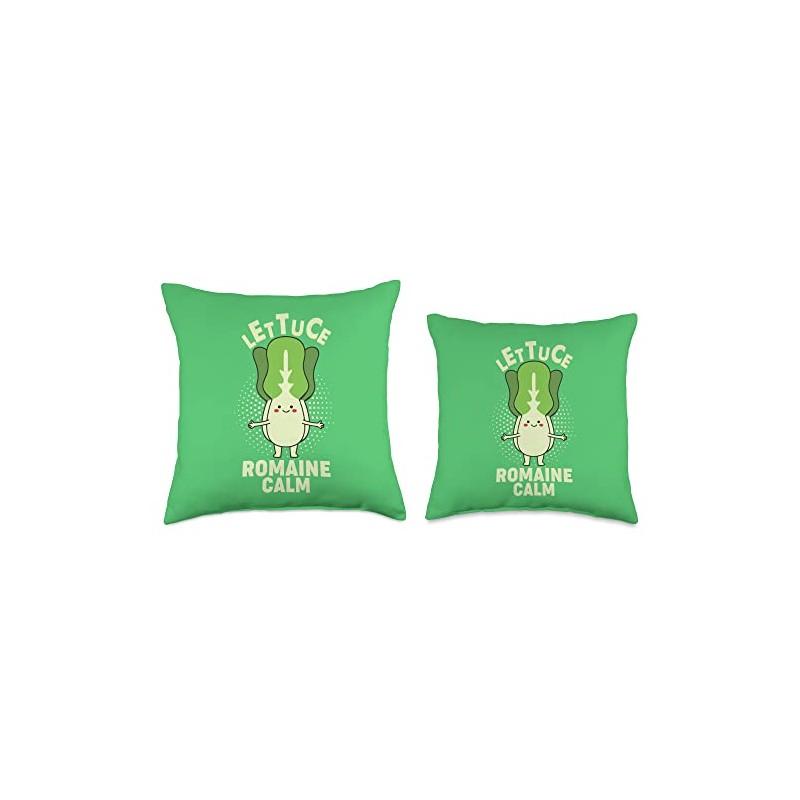 Lettuce Romaine Calm Throw Pillow