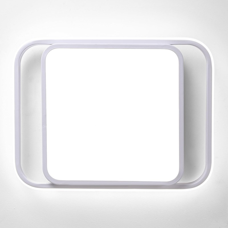 Naroume LED Ceiling Light Flush Mount 38W,White Kitchen Light Fixture