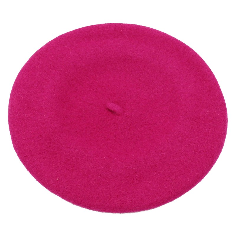 Umeepar Wool French Beret Hat Solid Color Winter Hat for
