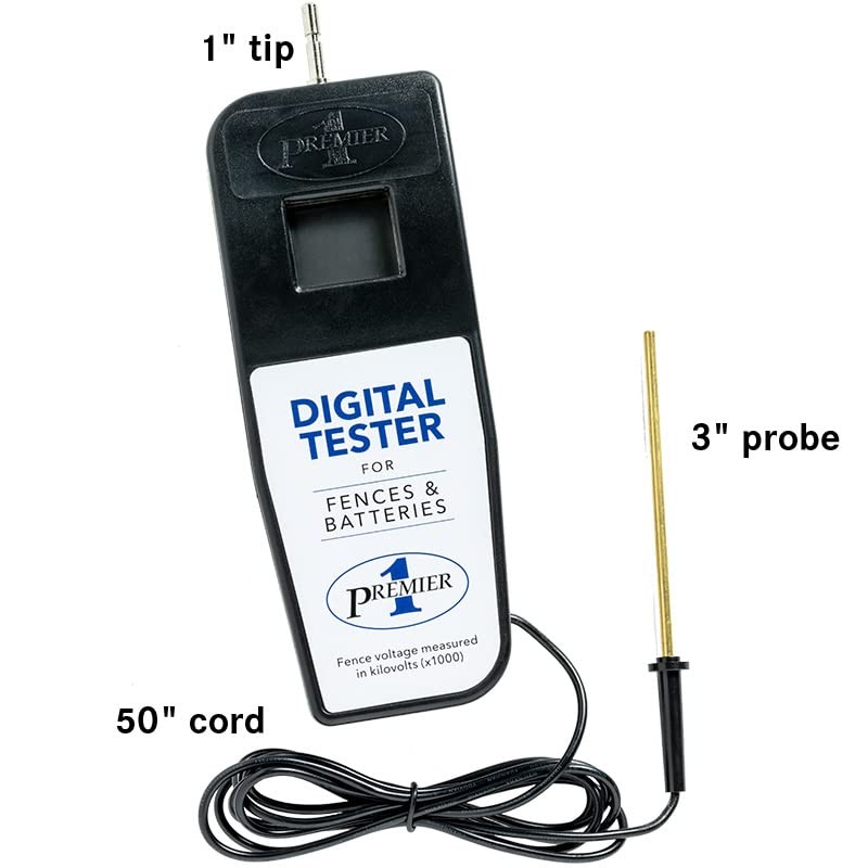 Premier 1 Dual Electric Fence & 12V Battery Digital Voltage