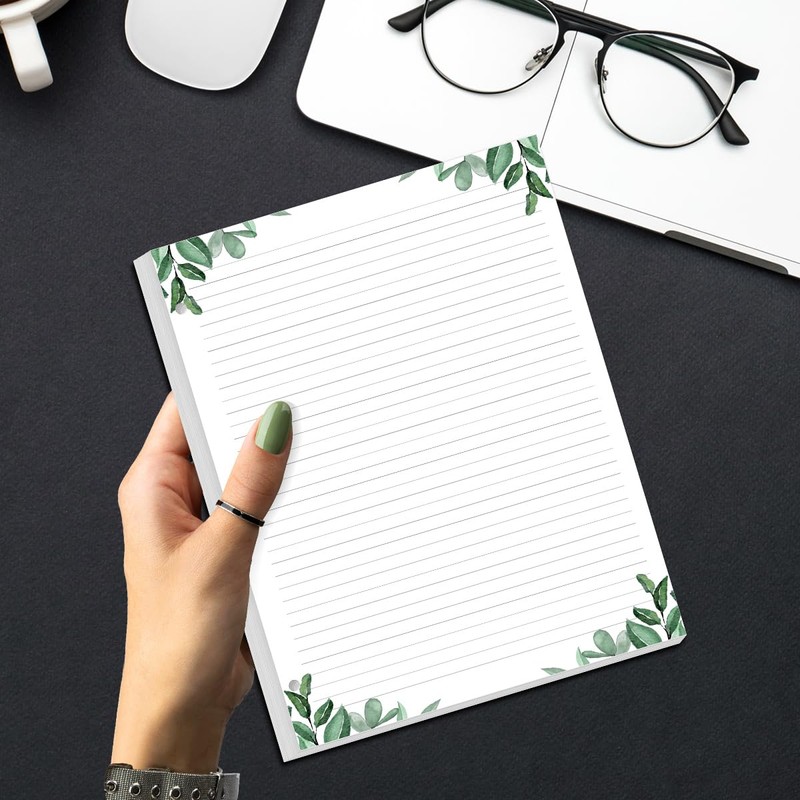 A4 Lined Refill Paper, 3-Hole Punched Ruled Filler Paper, 100Sheets