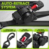 Retractable Ratchet Straps Heavy Duty with Soft Loops (4-Pack)