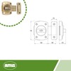 Amig - Zamak Door Bolt | Bolt Mod. 388 |