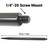 Ground Metal Spike Stake for Monopod Selfie Stick, 7 Inches