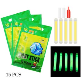 Glow Sticks for Fishing, Glow Sticks Fishing, Fishing Glow Sticks, Light Fishing Glow Sticks, Fluorescence Glow Sticks, Fishing, Mini Glow Sticks for Fishing, Pack of 3