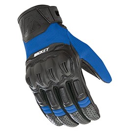 Joe Rocket 1848-2205 Men's Phoenix 5.1 Hybrid Motorcycle Glove (Blue/Black, X-Large)
