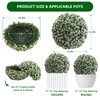 MegaChoice 15 Inch Topiary Balls Set of 2, Artificial Topiary