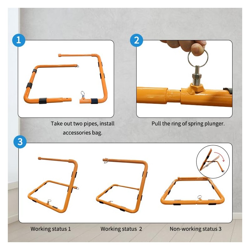 Wire Rotating Caddy for Electrical Work. Dispense any roll of