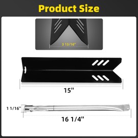 Anrain GR2205723-OG-00 Grill Plates Compatible with Outdoor Gourmet Grill Parts 6 Burner, GR2323101-OG-00 Grill Parts for Outdoor Gourmet 6 Burner Grill Parts, Replacement for GR2205720-OG-00, 162193