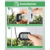 Zacro Termómetro digital LCD para acuario, tanque de peces, temperatura