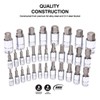 CASOMAN 33 Piece Master Hex Bit Socket Set, S2 Steel,