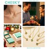 CHESKY Dainty Birthstone Necklace for Women, Trendy Gold Diamond Necklaces