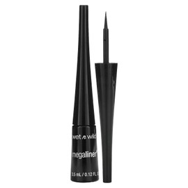 Wet n Wild Wet n Wild Megaliner Liquid Eyeliner 871a Black, 0.12 Ounce 146781 (Pack of 1)
