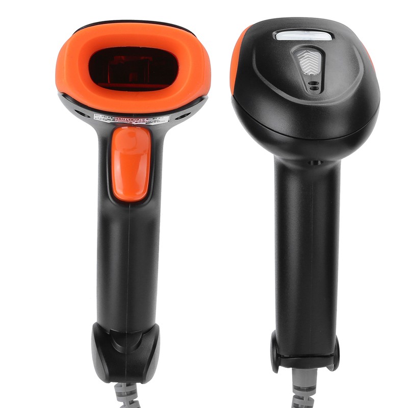 Barcode Scanner 1D Dimensional Wired Laser Automatic Scanning Label Reader