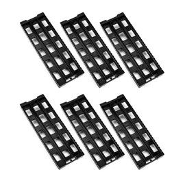 QWORK Antistatic ESD Circulation Rack Shelf, 6 Pack PCB Rack Circuit Board Storage Holder, 25 Slot Storage Stand, ESD Shelf