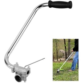 Weed Eater Handle - Ergonomic Weed Eater Attachments Aluminum Trimmer Grip Weedeater Handle with Bracket Clamp for Lawn Care, Landscaping, Yard Trimming