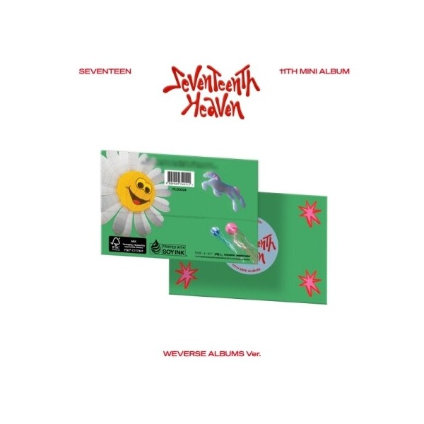SEVENTEEN - 11TH MINI ALBUM [SEVENTEENTH HEAVEN] WEVERSE ALBUMS VER.