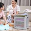 Taysisiter 35 L Plastic Laundry Hamper with Handle, Plastic Dirty