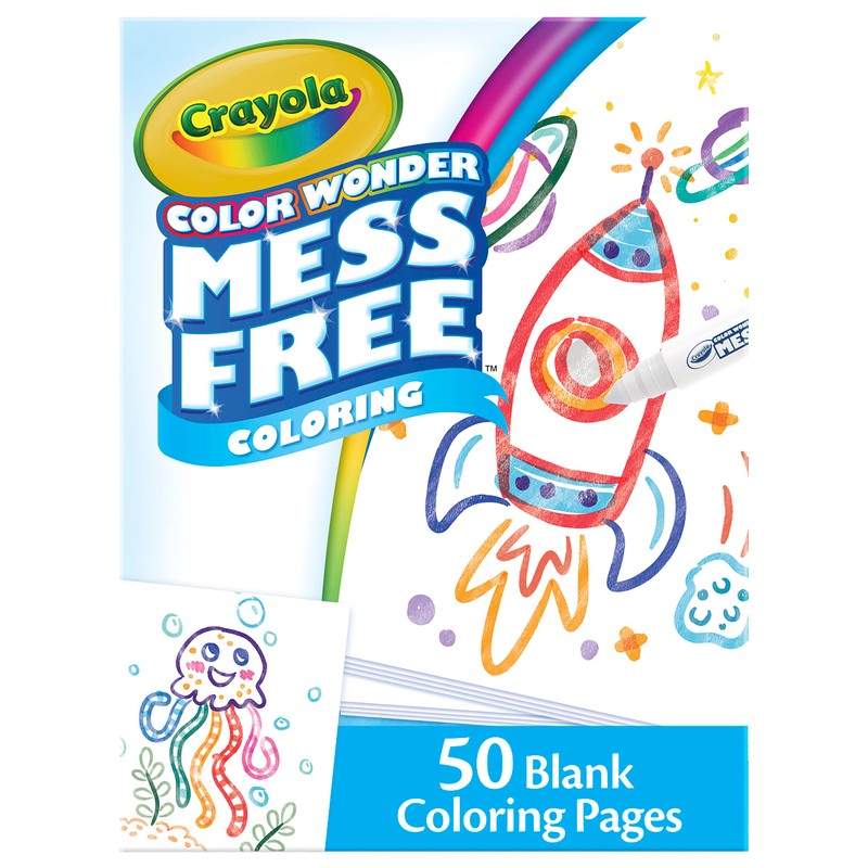 Crayola Color Wonder Mess Free Coloring Pages (50ct), Create Your