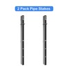 Colinktool Adjustable Pipe Stakes, 30" Heavy-Duty C Channel Pipe Stake