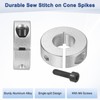 M METERXITY 2-Pack Single Split Shaft Collar 16mm Bore Aluminum