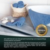ZOLLNER Guest Towels, Set of 10, Soft and Absorbent, Washable