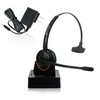 Spracht HS-2050 Single Ear Wireless Bluetooth Headset with Base Station