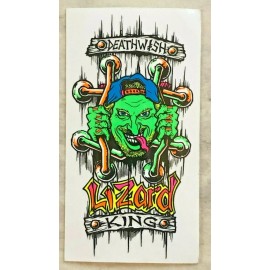 DEATHWISH "LIZARD KING" VINTAGE SKATEBOARD STICKER